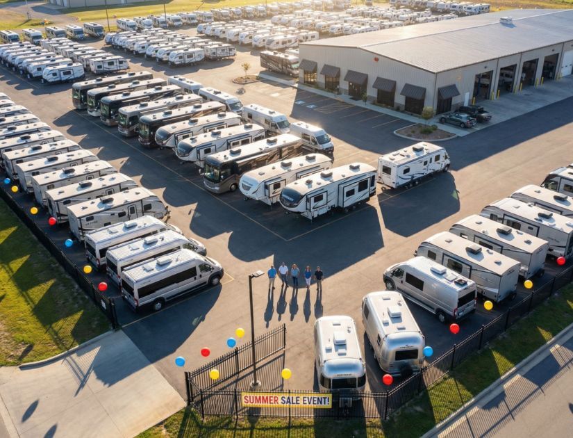 rv dealership lot